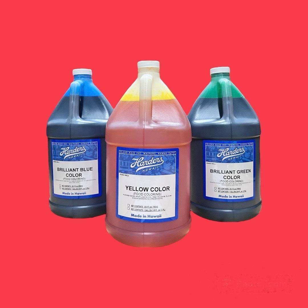 picture of Gallon size Harders Food Colors (as an example)