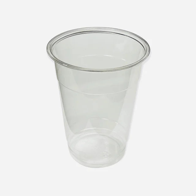 picture of a sample of the compostable clear16oz cup