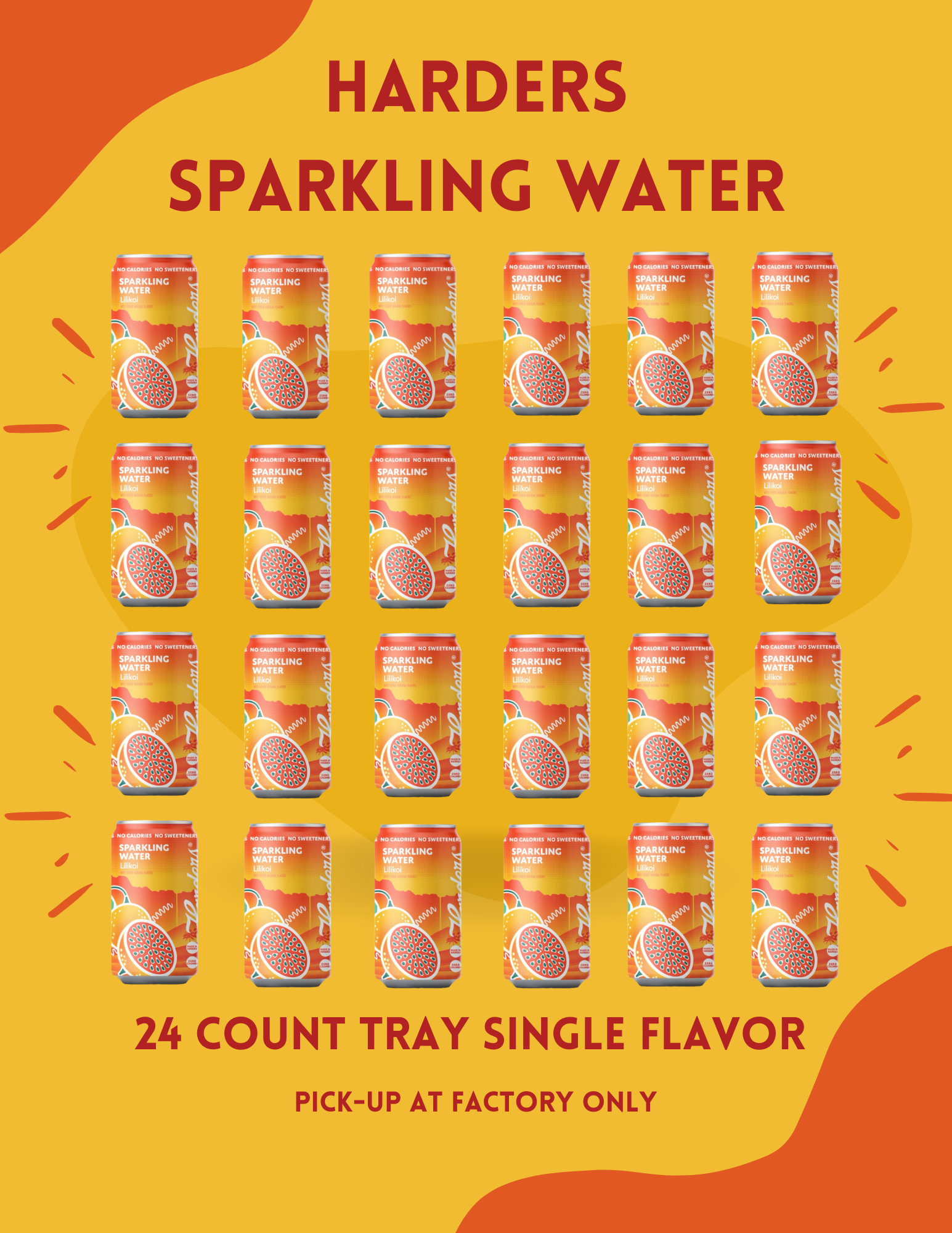 Sparkling Water 24 Pack Tray Single Flavor (factory pick-up only)