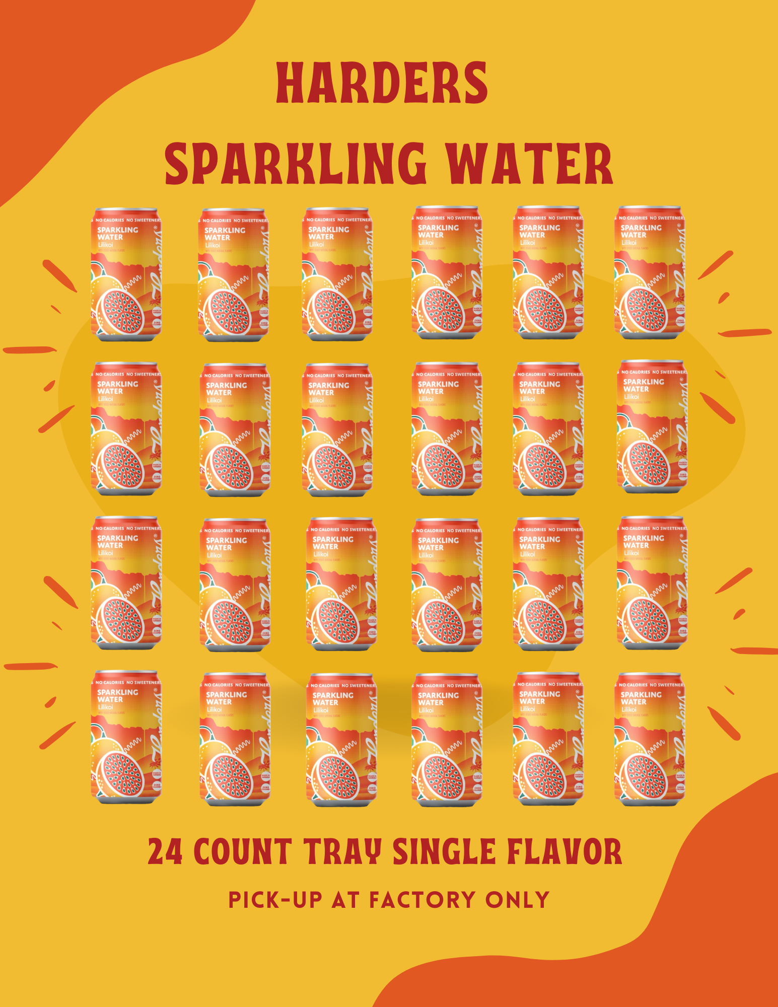 Sparkling Water 24 Pack Tray Single Flavor (factory pick-up only)