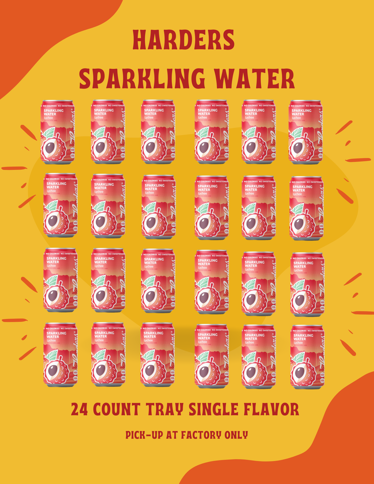 Sparkling Water 24 Pack Tray Single Flavor (factory pick-up only)