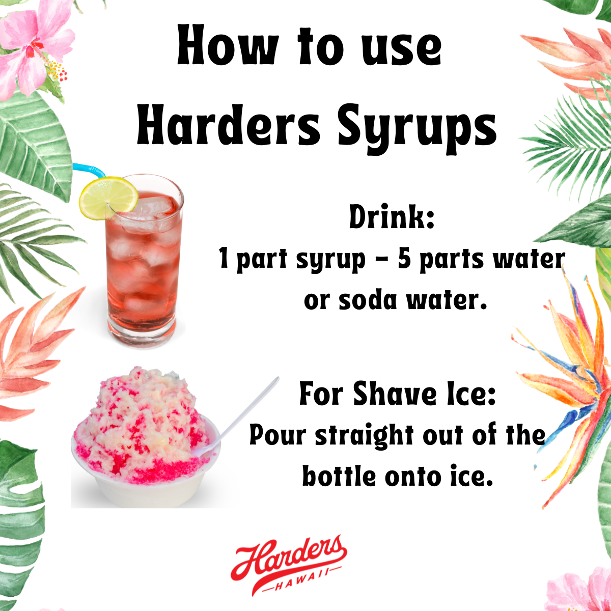 PREMIUM SYRUPS (All Sizes)