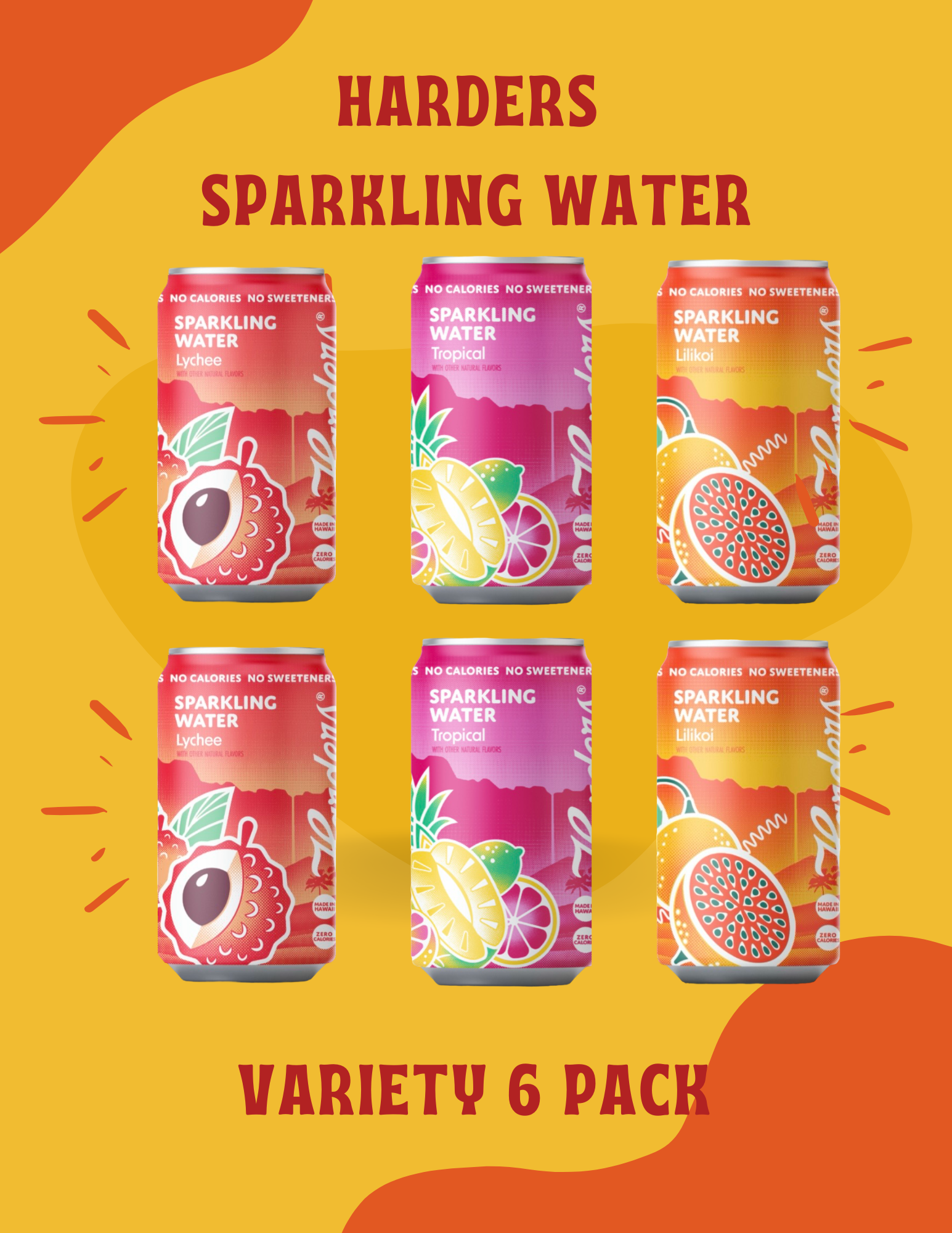 Sparkling Water Variety 6 Pack Gift Set (FREE U.S. SHIPPING)