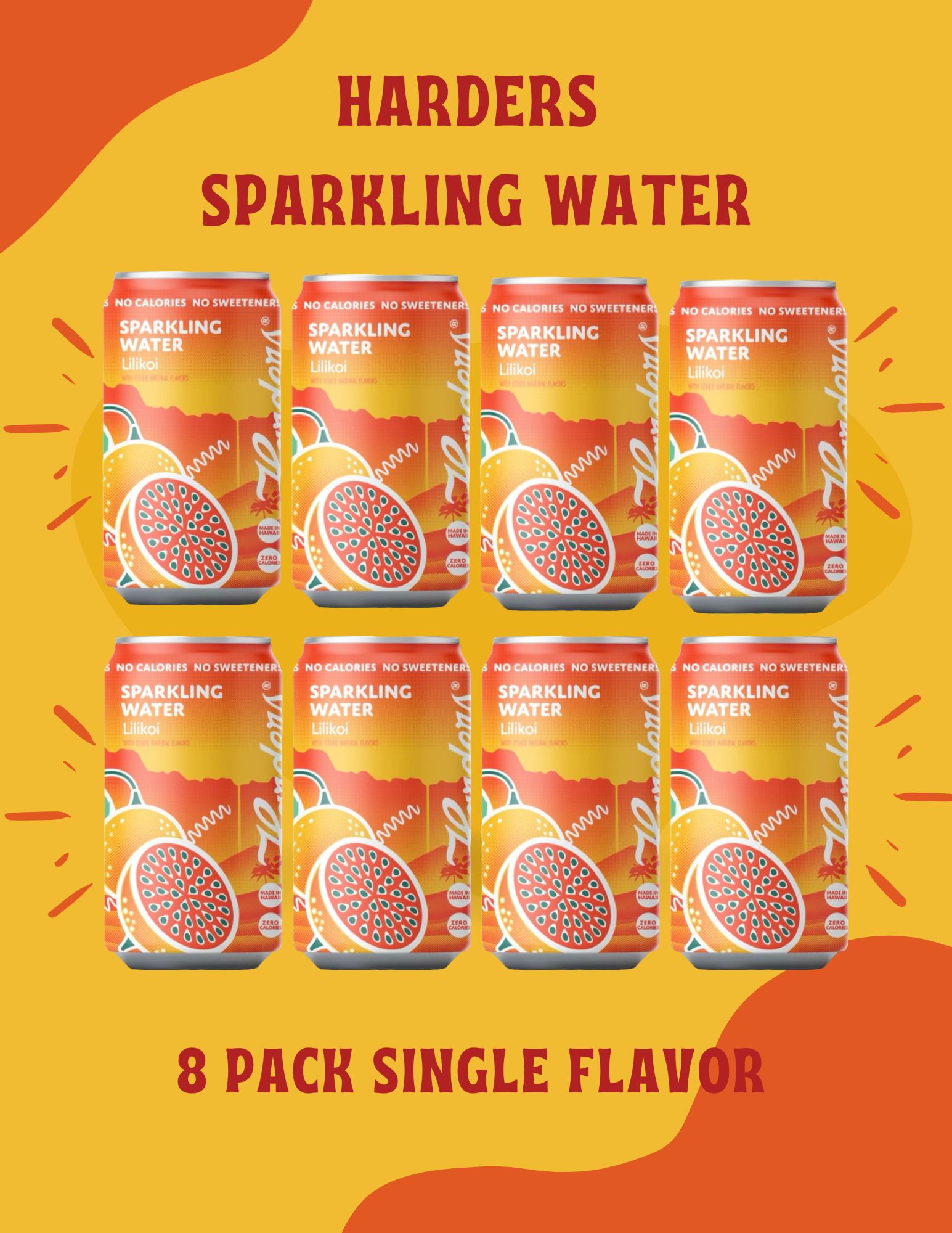 Sparkling Water 8 Pack Gift Set Single Flavor (FREE U.S. SHIPPING)