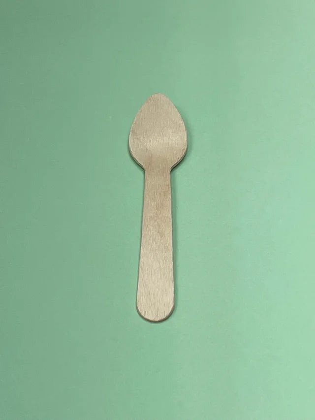 UNWRAPPED WOODEN ICE CREAM SPOON (10,000/CASE)