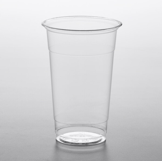 CUP COMPOSTABLE 20 OZ CLEAR (1000 / CASE)