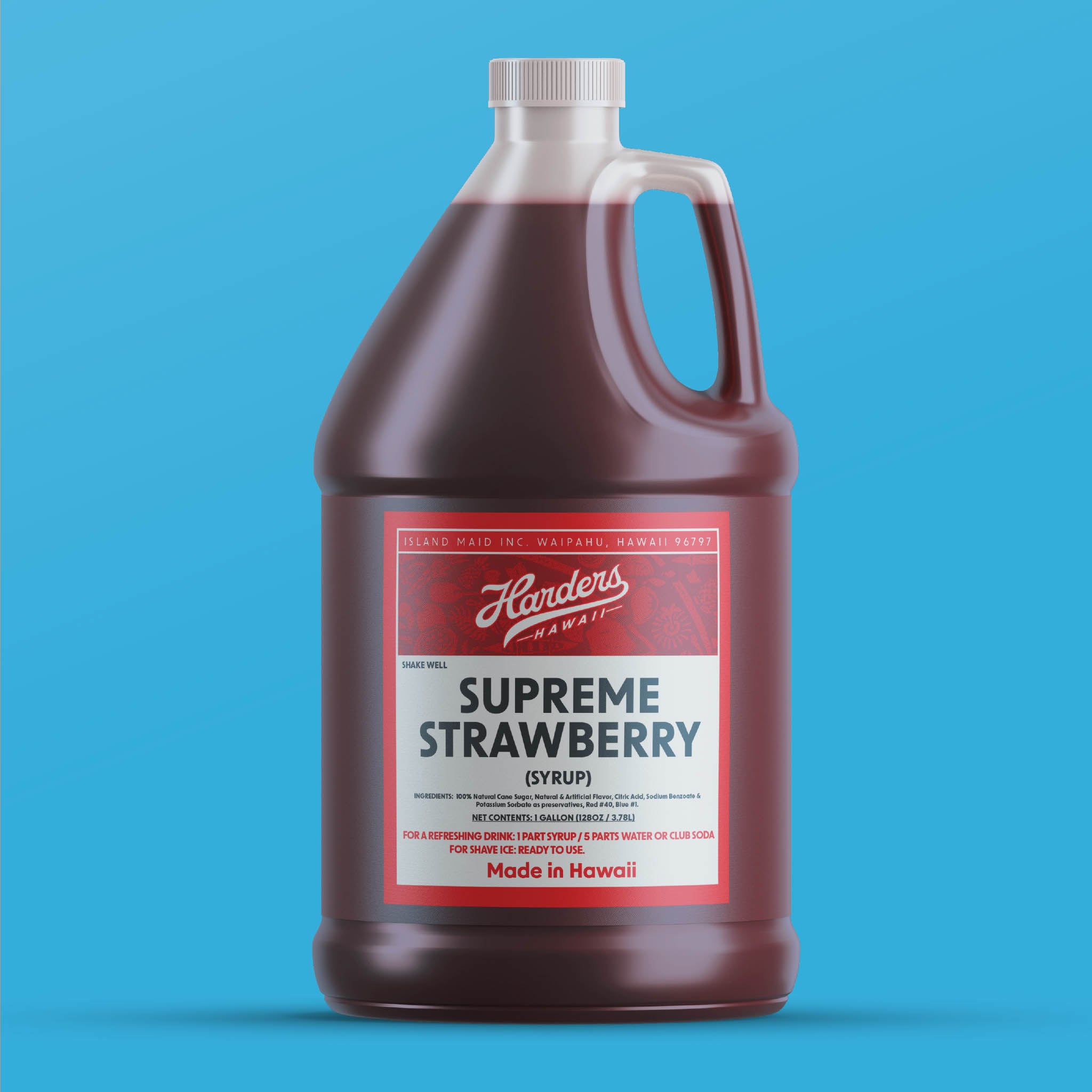 PREMIUM SYRUPS (Gallon) – hardershawaii